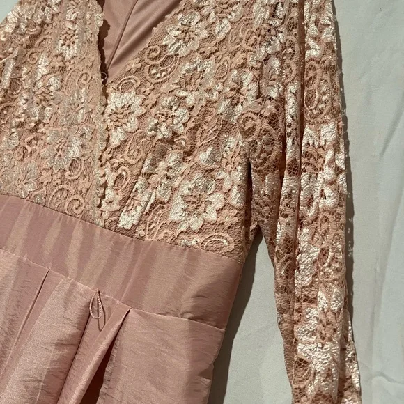J Howard Elegant Pink Floral Lace Women’s Dress Wedding Guest - Picture 4 of 9